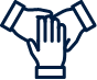 Hand In Teamwork Icon