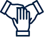 Hand In Teamwork Icon